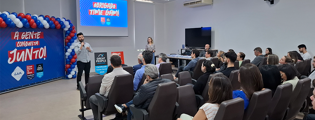 GAM conquista pela terceira vez consecutiva o selo de Excelente Empresa para se Trabalhar
